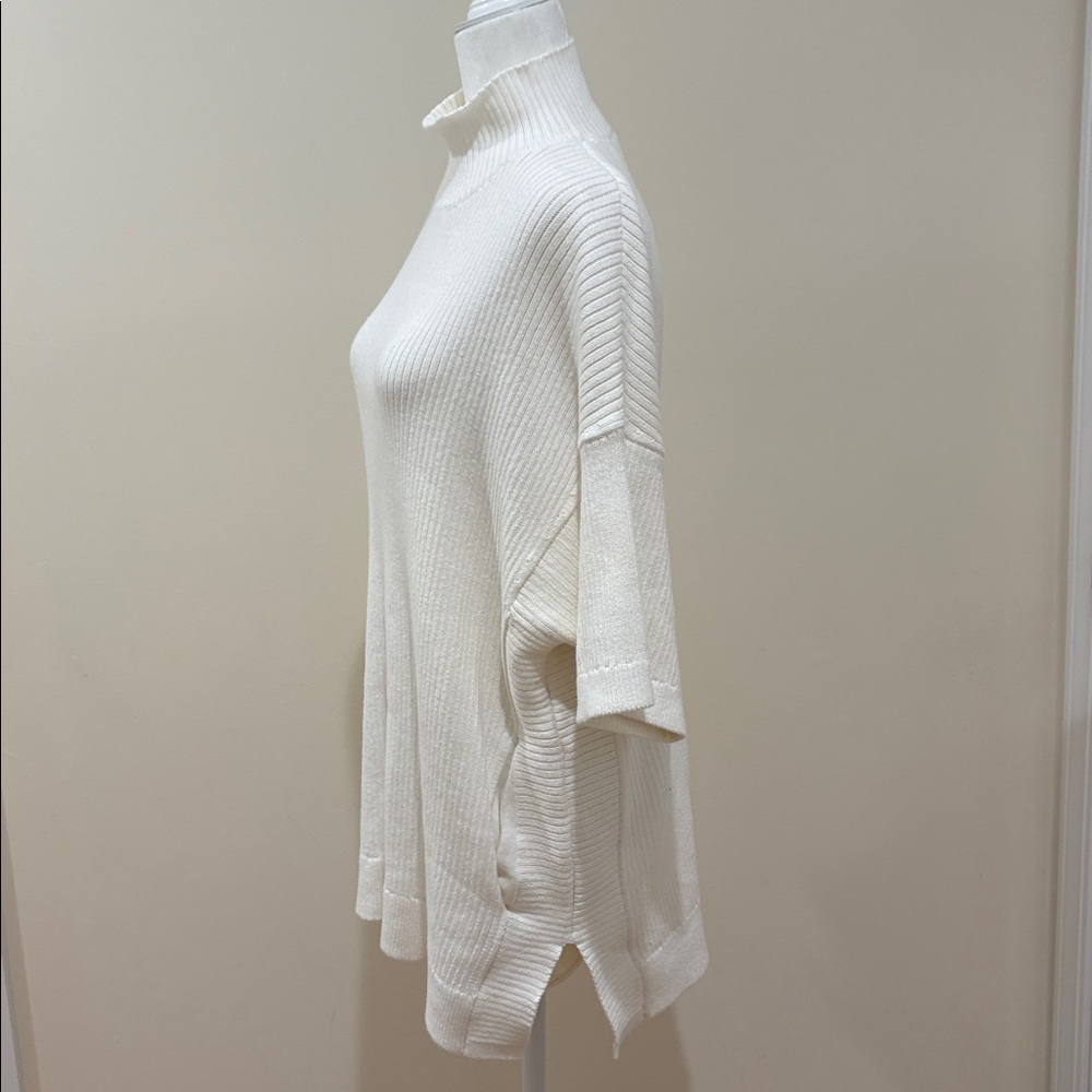 Haven Well Within Ribbed Mock Neck Short Sleeve Sweater - Picture 3 of 6